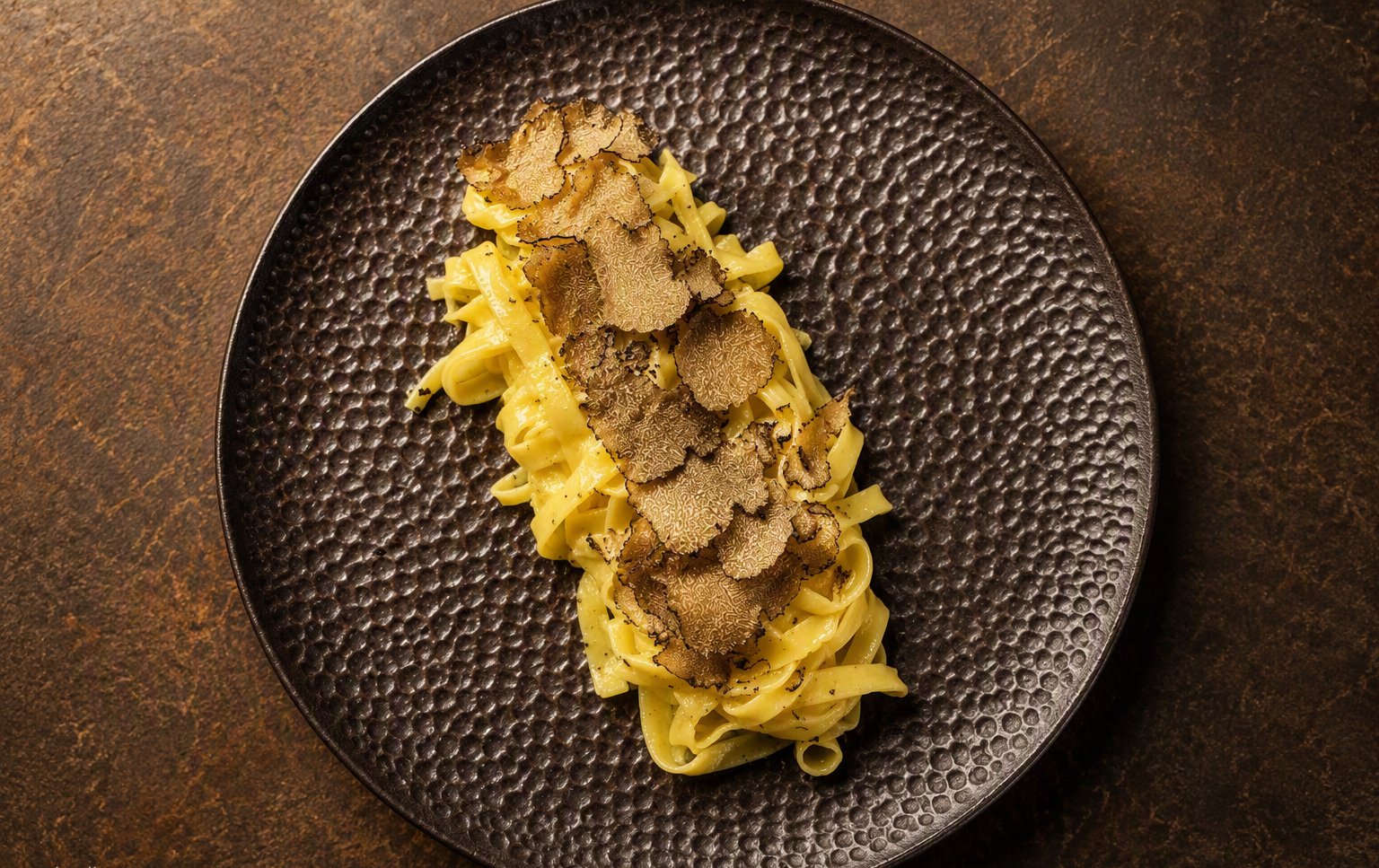 Tagliatelle al tartufo fresco delle Crete Senesi